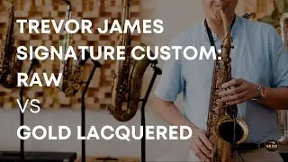 Trevor James Signature Custom Alto Comparison: Gold vs Raw