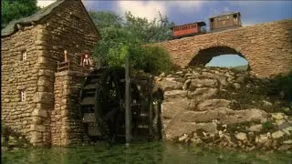 Toby puilng henrietta passing watermill yay my favorite character from thomas and friends s2