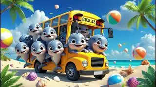 Baby Dolphins on the Bus | Nursery Rhymes & Kids Songs