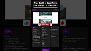 Parallax animation, Parallax.js tutorial, scrolling effects, web animation, JavaScript parallax