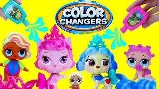COLOR CHANGE TOYS Disney Princess Palace Pets & LOL Surprise Dolls BEST LEARNING COLORS FOR KIDS