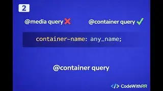CSS @container Query Explained (Part 2) || Stop Using Media Queries ❌ Learn @container Query ✔️