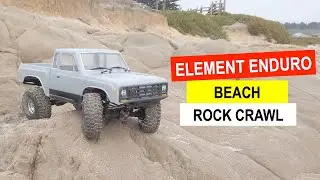 Element RC Enduro Sendero | Rock Crawling At the Beach