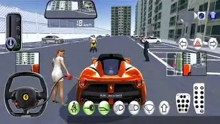 New Orange Super Racing Car In Parking 3D Driving Class Simulator #Shiza Gaming# 