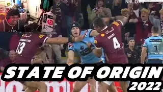 CRAZY! State Of Origin 2022 | Blues v Maroons | All Match Highlights | (Reaction)