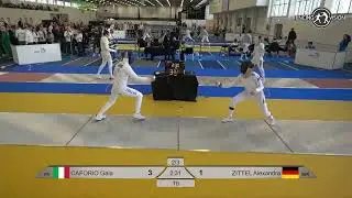 Euro Champs 2025 U23WE - L8 - Gaia Caforio ITA v Alexandra Zittel GER
