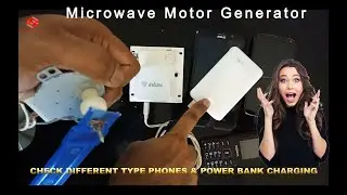 Free Energy Generator || Turntable Motor AC Electrical Generator From Microwave Oven Motor