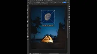 Add Realistic Moon - Photoshop Tutorial