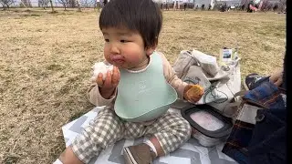 【2歳３ヶ月】ピクニックに行くりっくん [2 years, 3 months old］Rikkun going on a picnic