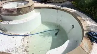Pool replastering in Sugar Land, Texas