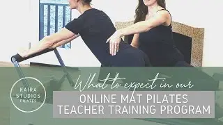 What to expect in our online mat Pilates teacher training program