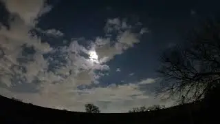 The night before the FULL MOON | January 9th, 2020 | Night Lapse GoPro Hero 8