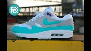 NIKE AIR MAX 1 ONE ANNIVERSARY OG AQUA UNBOXING, REVIEW AND ON FEET #7 KIXFIX