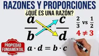 Razones y Proporciones - &iquest;Qu&eacute; es una raz&oacute;n?&iquest;Cu&aacute;ndo 4 n&uacute;meros forman una proporci&oacute;n?