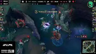 IGvsTES速看G3：神人！Meiko蒸饭机器人0/12逆天！JackeyLove卢锡安14杀血洗IG！#2025LPL第二赛段 #TES对战IG #TheShy #TES战胜IG #IG
