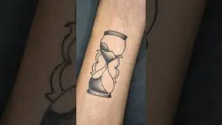 Hourglass Tattoo &ndash; The Symbol of Time....#ytshorts #shortvideo #art