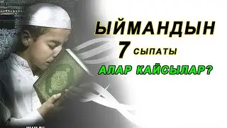 Расул Акрам: Ыймандын 7 сыпат бар. алар кайсылар?