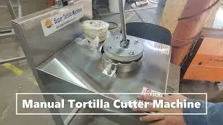 Manual Tortilla Cutter Machine for Chips & Totopos | Easy Triangle Cutting