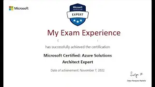 Экзамен AZ-305: Проектирование инфраструктурных решений Microsoft Azure | Опыт сдачи экзамена | Архитектор решений