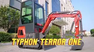 Unleashing Power: The Typhon Terror One Mini Excavator in Action