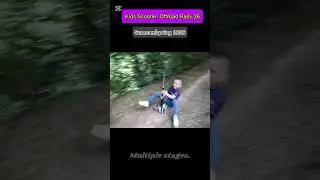 Kids Scooter offroad rally 2026!!! #shorts #fyp #viral #mha