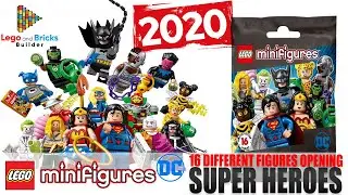 Лего DC Минифигуры Супер Героев 2020 16 разных фигур расшерение и подведение #71026