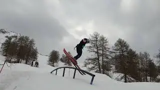 Snowpark  day at sauze park