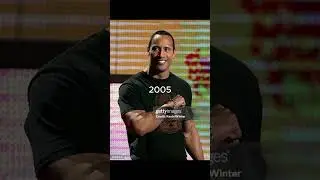 The Evolution of Dwayne The Rock Johnson #therock #dwaynejohnson #shorts