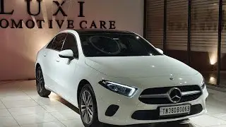 Mercedes Benz A-Class Protected with Paint Protection Film Xpel | Luxi Automotive Care #india