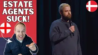 Englishman Reacts to... Danish Stand-up Martin Nørgaard - Estate Agents
