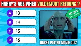 Harry Potter Movie Quiz Challenge Part 1 | 20 Challenging Questions and Answers | Quizze Buddies