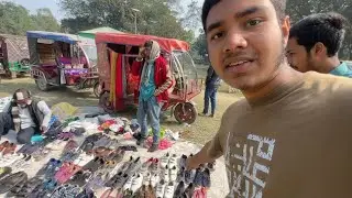 এই হাটে সেকেন্ড হ্যান্ড জুতাও পাওয়া যায় 😱 । SAIMON Life Vlogs 