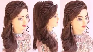 2 super Elegant open hairstyle for wedding l bridal hairstyles kashee's l engagement look for bride