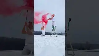 Amazing Christmas tutorial with umbrella and snow ☂️❄️🎅🏼 Who want to see the result?🫢🎄🤍❤️