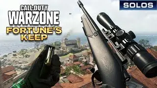 M24A3 SWS (SP-R 208) & FN FAL in Warzone Fortune's Keep Win Solos PS5 Gameplay