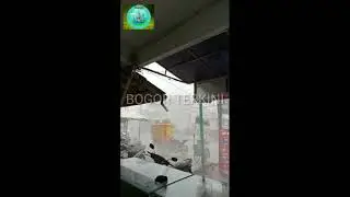 Ngeri! Video Detik-Detik Angin Puting Beliung Terjang Bogor, Atap RSUD Leuwiliang Berterbangan