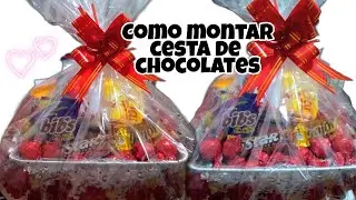 CESTA DE CHOCOLATE DIFERENTE PARA PRESENTE