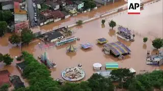 Aerials of devastation caused by Brazil floods