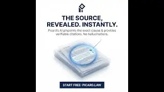 Evidence-Based AI for Legal Teams | Picard.law Live Demo with Line-Level Citations