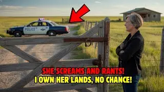 HOA President LOSES IT As I Lock the Ranch Gate &mdash; Freaks Out When Police Confirm I Own Her Lot