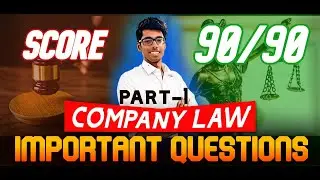 COMPANY LAW | IMP. TOPICS | PART-1 | SEM-2 | B.COM P/H | DU SOL& REGULAR | SINGHA ACADEMY