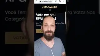 D20 Awards! #rpgdemesa #rpg #rpgbr #rpgbrasil #ordemparanormal #dnd #dndbrasil #tormenta20 #osni