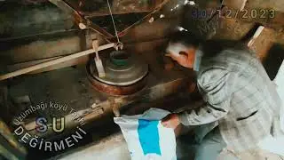 Erzurum İspir üzümbağı köyü TARİHİ SU DEĞİRMENİ 30/12/2023