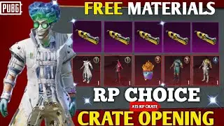 A15 RP CHOICE CRATE OPENING 🔥 FREE MATERIAL & OLD MYTHICS 😍 |PUBGM
