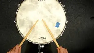 Majestic Prophonic (brass) little snare throw-off demo and combinations