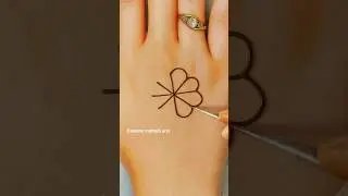 Easy Diwali Festival Drawing Mehndi Design | Rakhi Special Back Side Mehndi