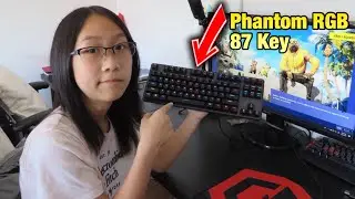 Tecware Phantom 87 Key RGB LED Mechanical Keyboard Review And Sound Test
