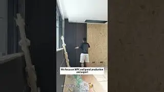 wpc wall panel installation. wpc wall panel factory. wpc wall panel supplier #wpc  #wallcoverings