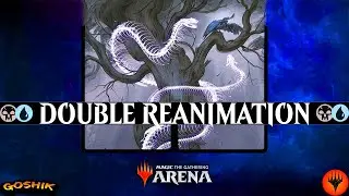 Coiling Rebirth double reanimation |Historic MTG Arena