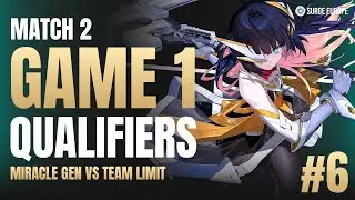 MIRACLE GEN vs TEAM LIMIT | MLBB European MidSeason Cup Qualifiers Round 6 | GAME 1